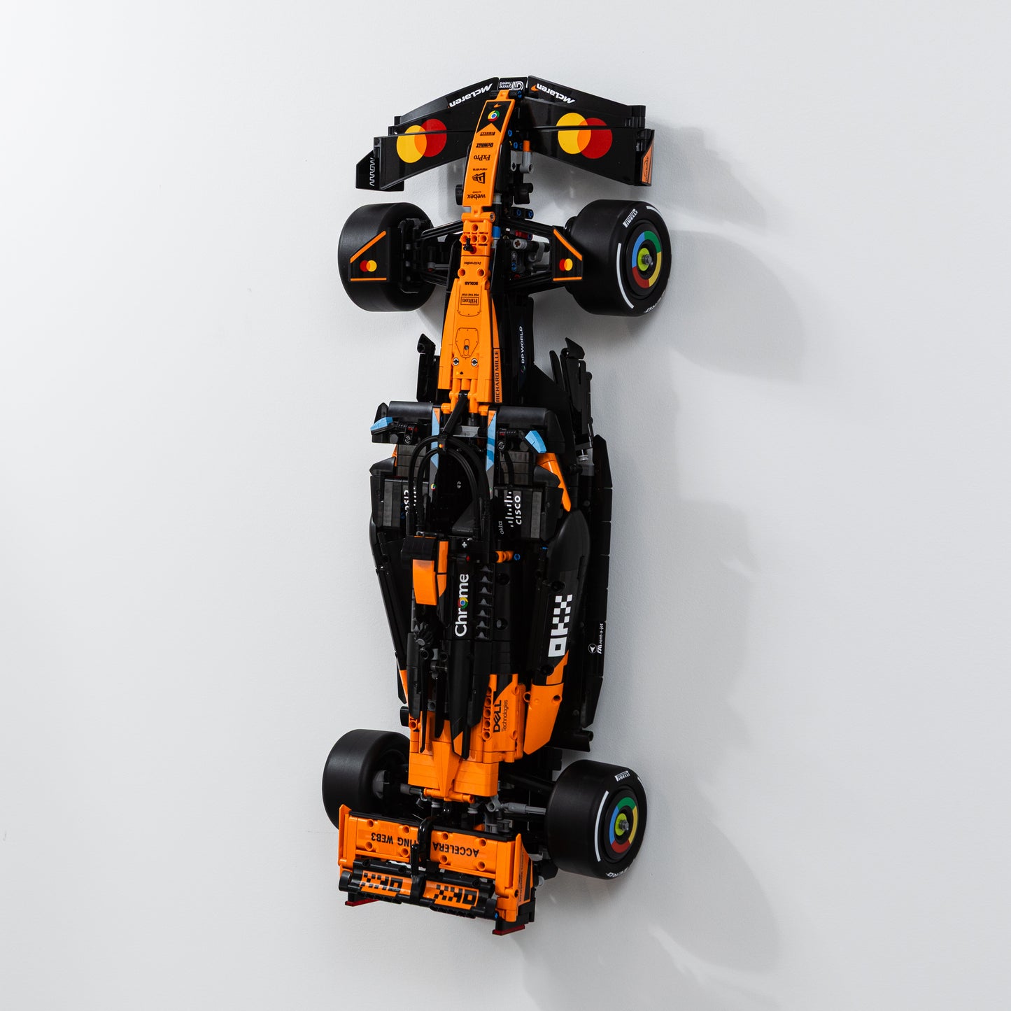 Wall Mount Bracket Compatible with Lego F1 Technic McLaren MCL39 42228 - Car Not Included