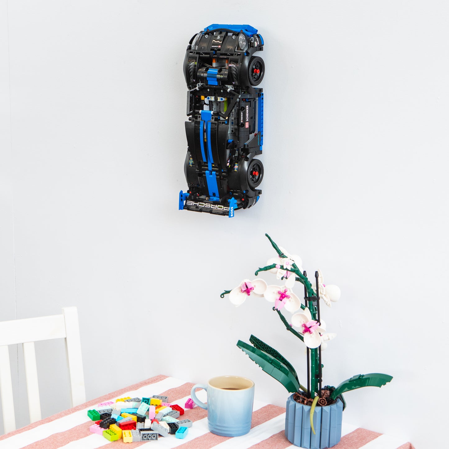 Wall Mount Bracket Compatible With Lego Technic Porsche GT4 42176