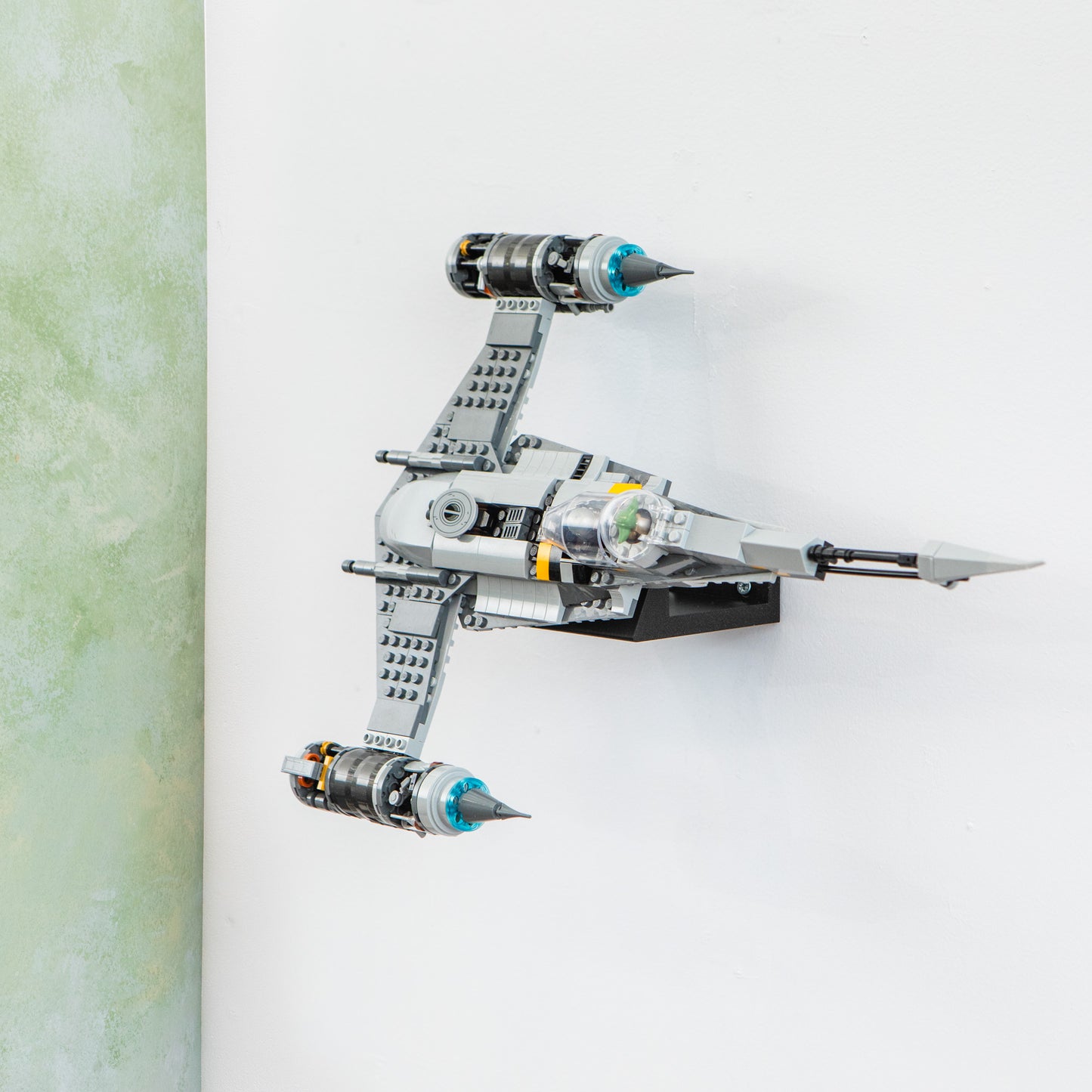 Wall Mount Compatible with Lego 75325 The Mandalorian's N-1 Starfighter