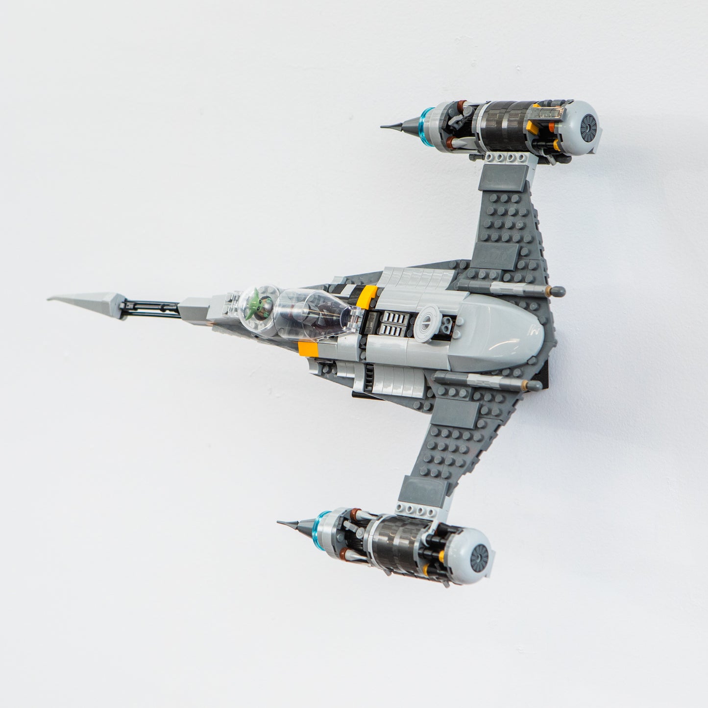 Wall Mount Compatible with Lego 75325 The Mandalorian's N-1 Starfighter