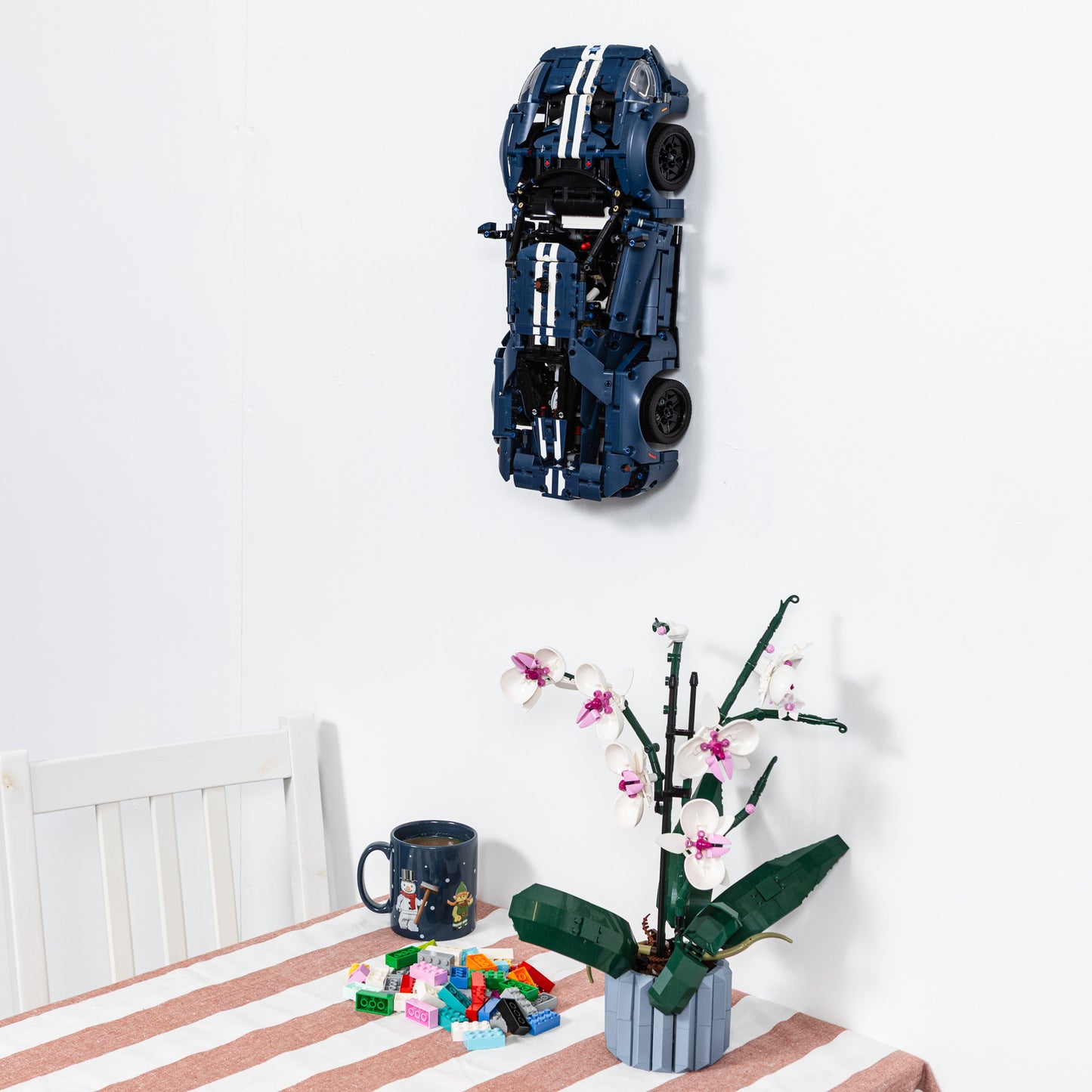 Wall Mount Bracket Compatible With Lego Technic Ford GT 42154