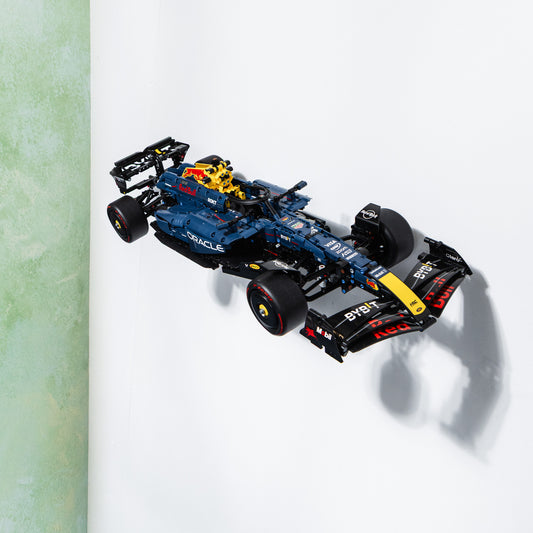 Wall Mount Bracket Compatible With Lego Technic Red Bull RB20 42206 (Angled)