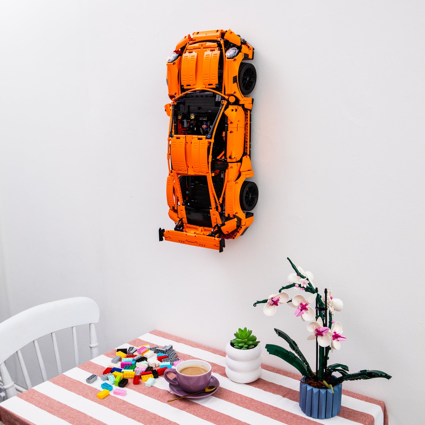 Wall Mount Bracket Compatible With Lego Technic Porsche 911 GT3RS 42056