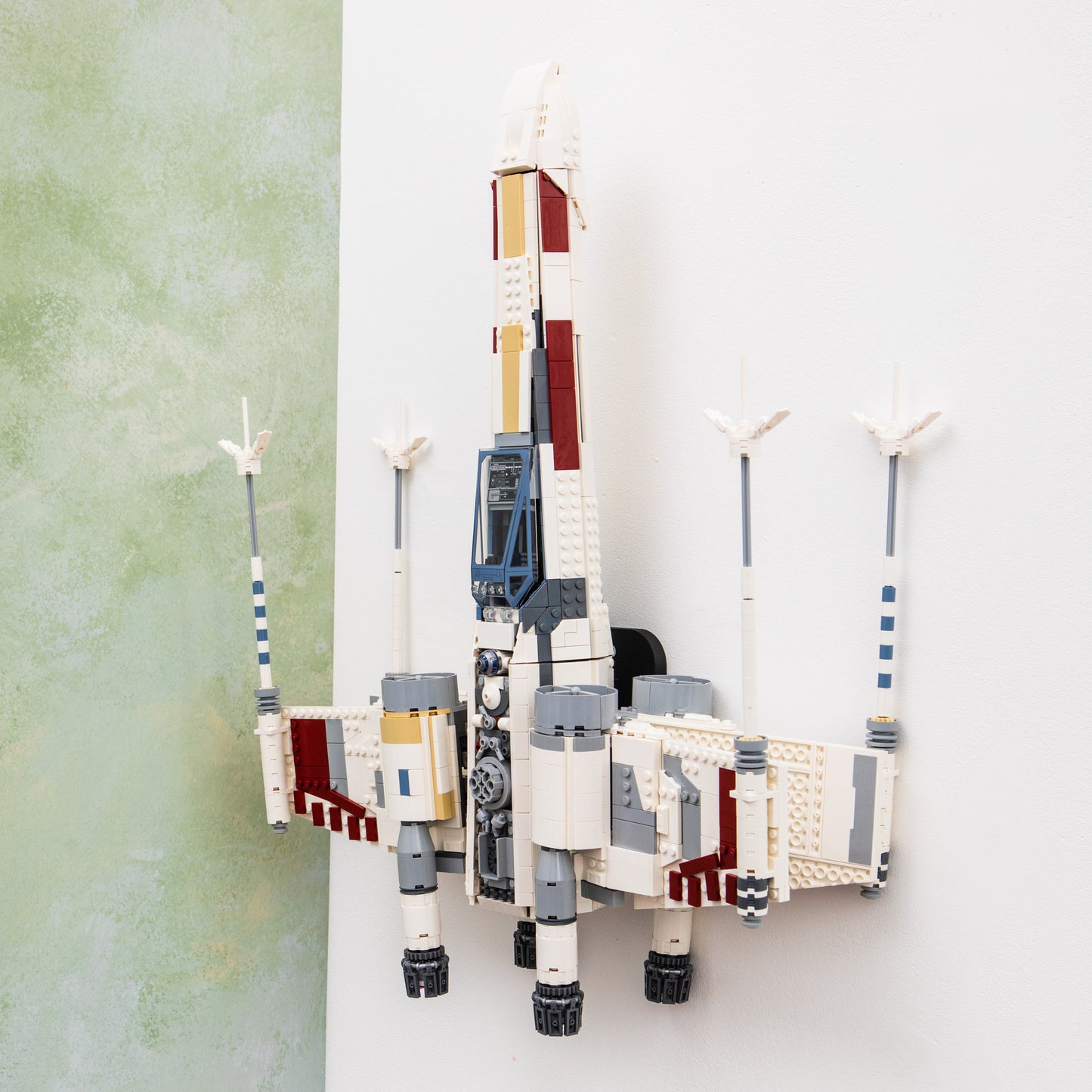 Wall Mount Compatible with LEGO Star Wars 75355 UCS X-Wing