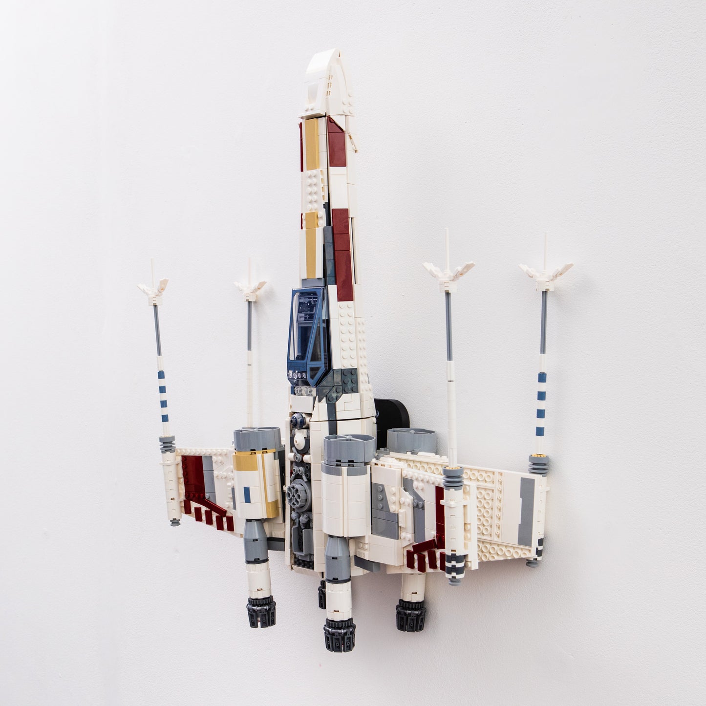 Wall Mount Compatible with LEGO Star Wars 75355 UCS X-Wing