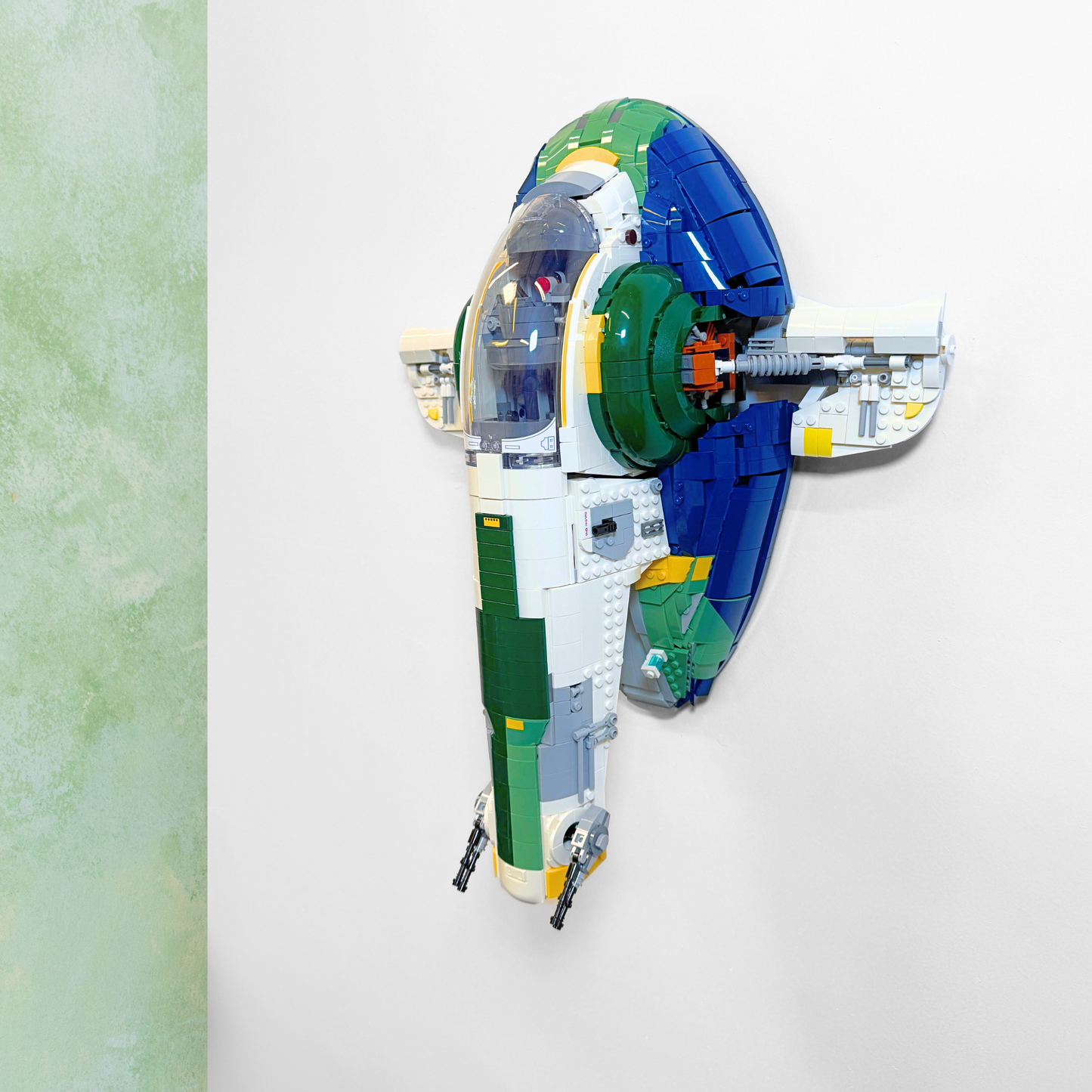 Wall Mount Compatible with LEGO® Star Wars 75409 Jango Fett’s Starship