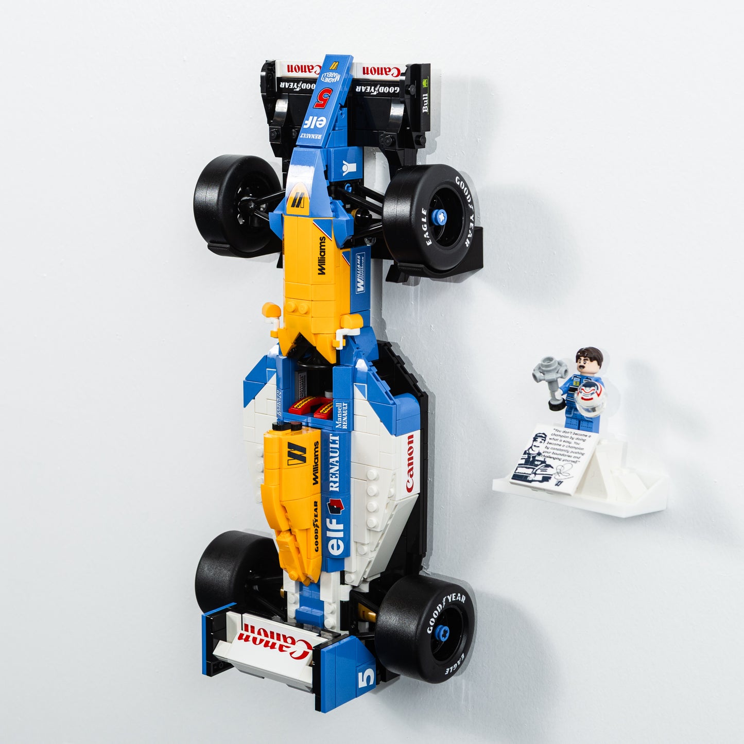 Wall Mount Compatible With LEGO Icons Williams FW14B 10353