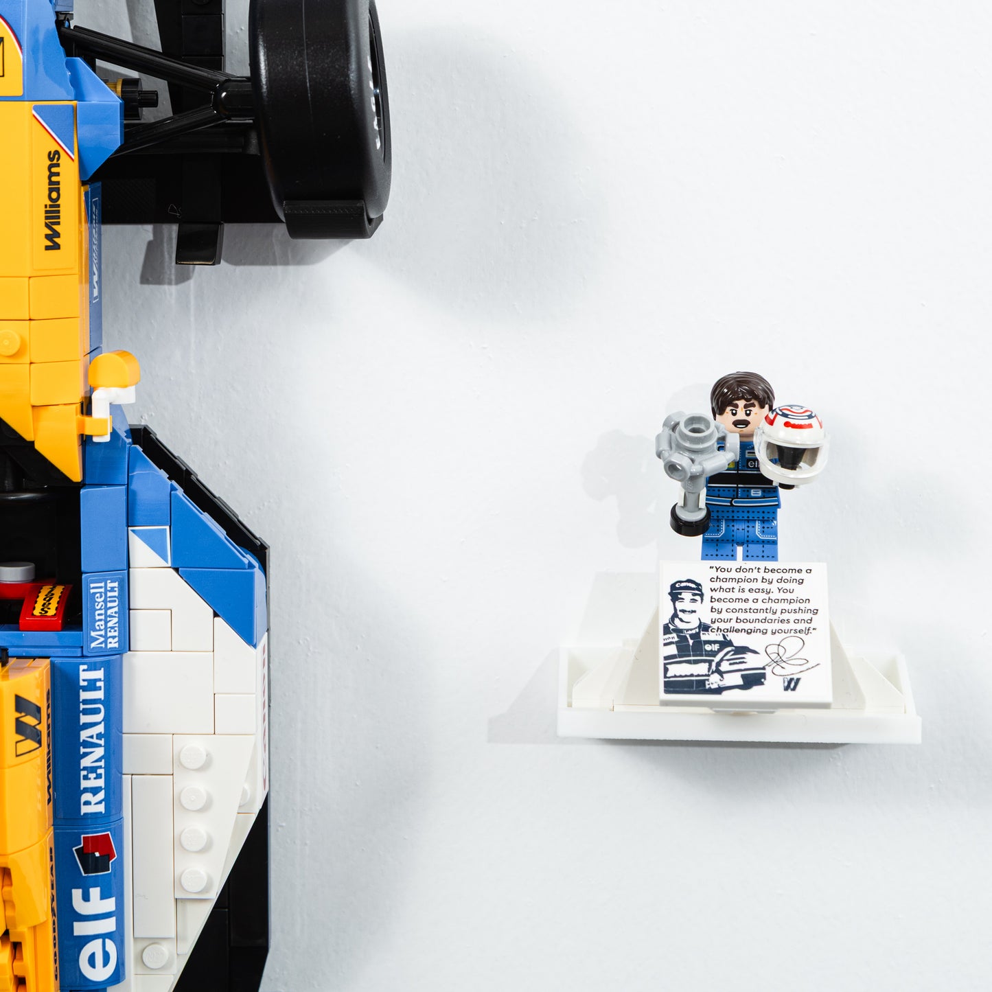 Wall Mount Compatible With LEGO Icons Williams FW14B 10353