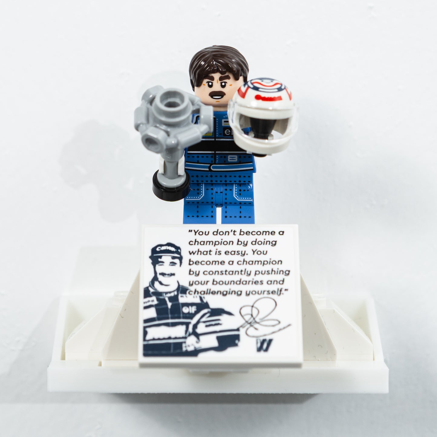 Wall Mount Compatible With LEGO Icons Williams FW14B 10353