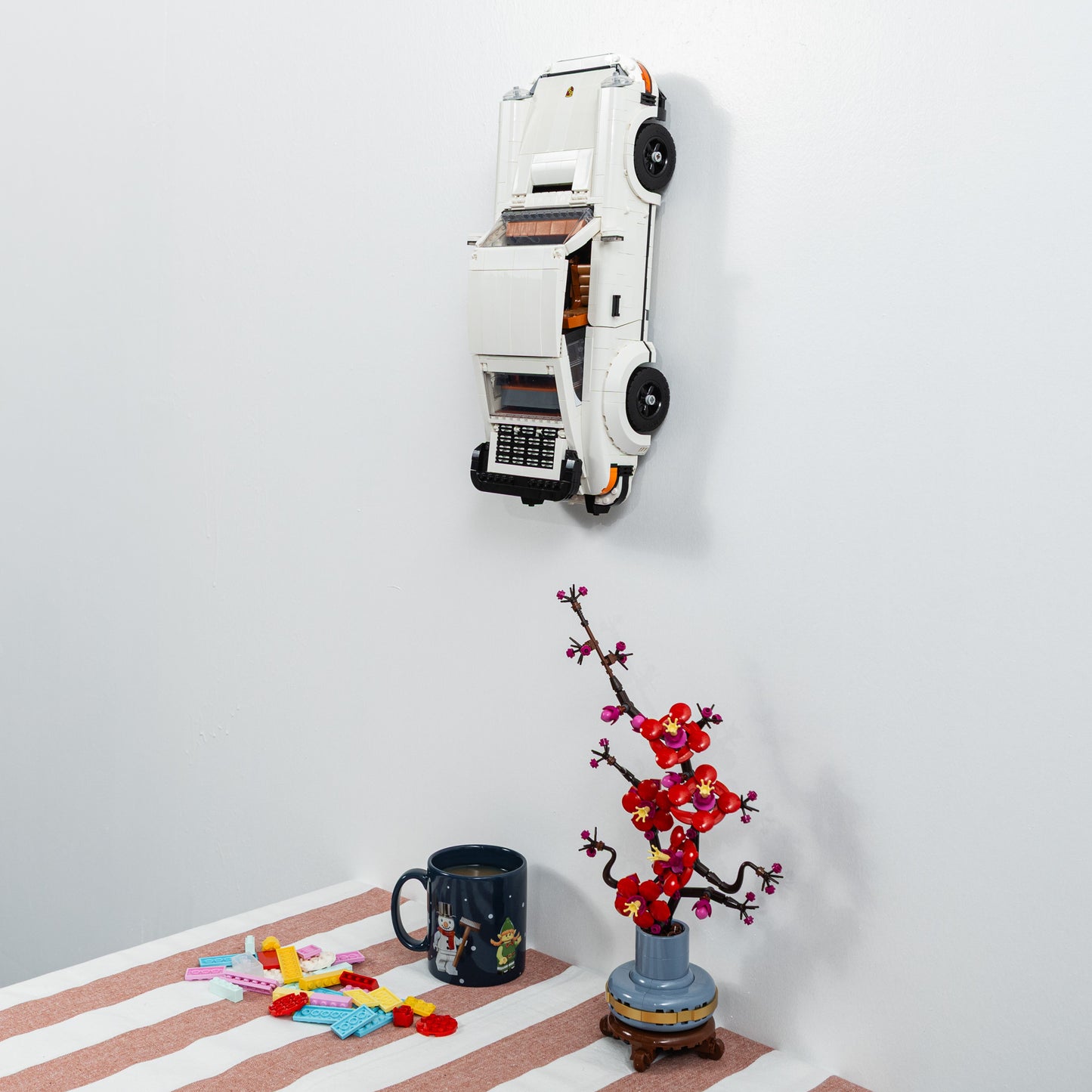 Wall Mount Compatible With LEGO Icons 10295 Porsche 911 Racing Car