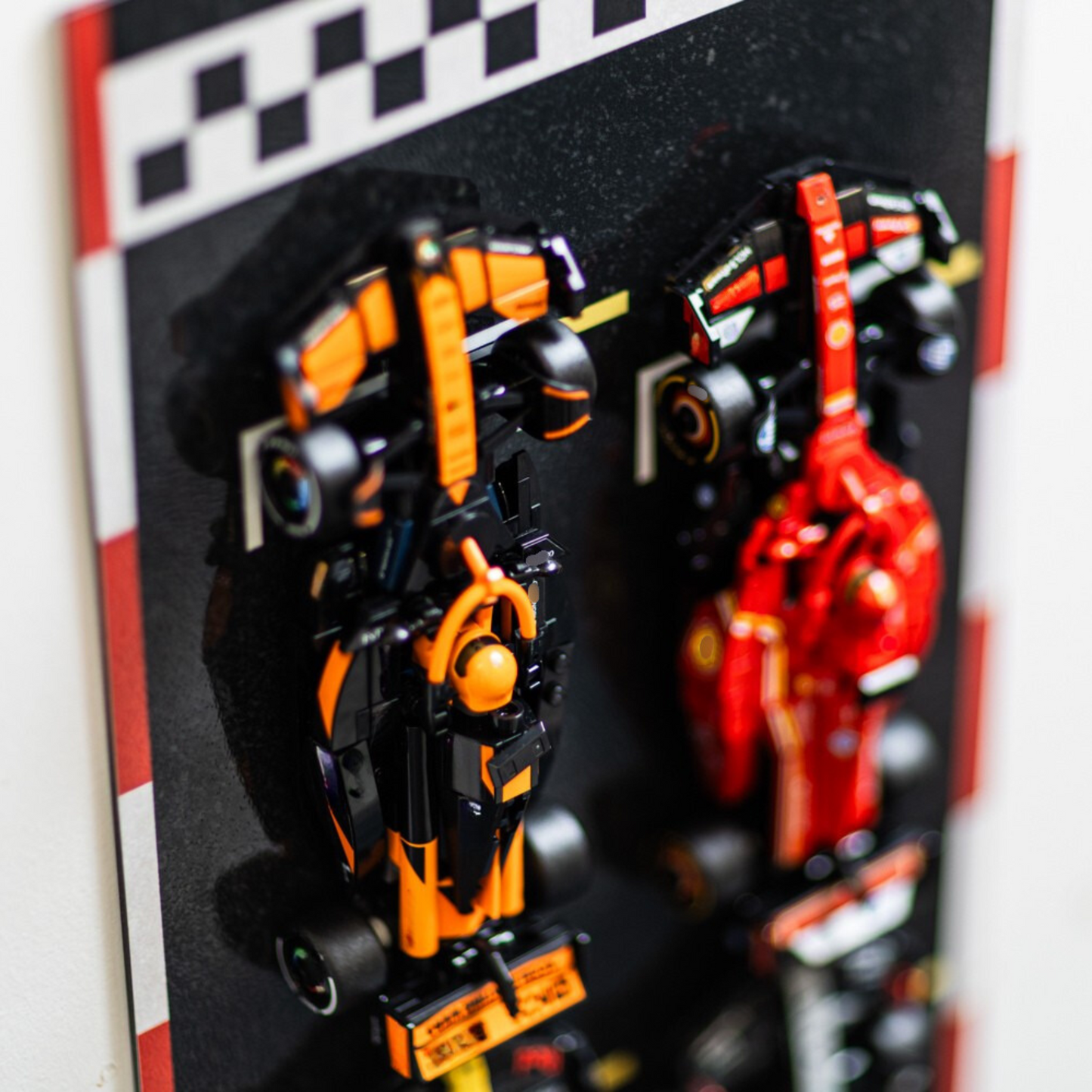 Display Frame Compatible With Lego Speed Champions F1 - Aluminium Wall Mount Display