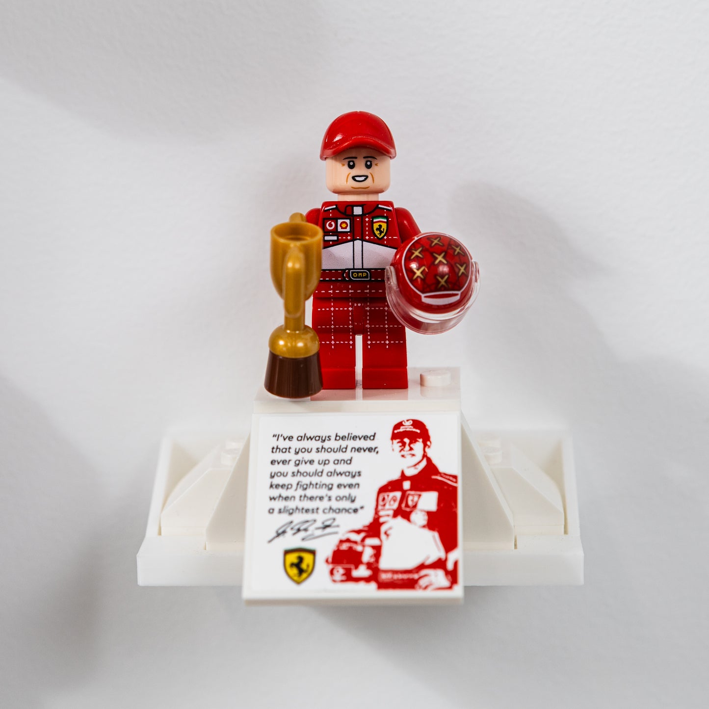 Wall Mount Bracket Compatible With Lego Icons Ferrari F2004 11375