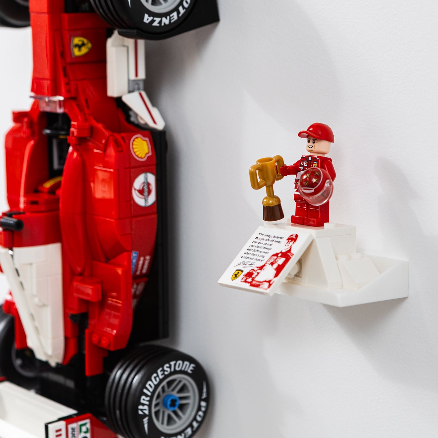 Wall Mount Bracket Compatible With Lego Icons Ferrari F2004 11375