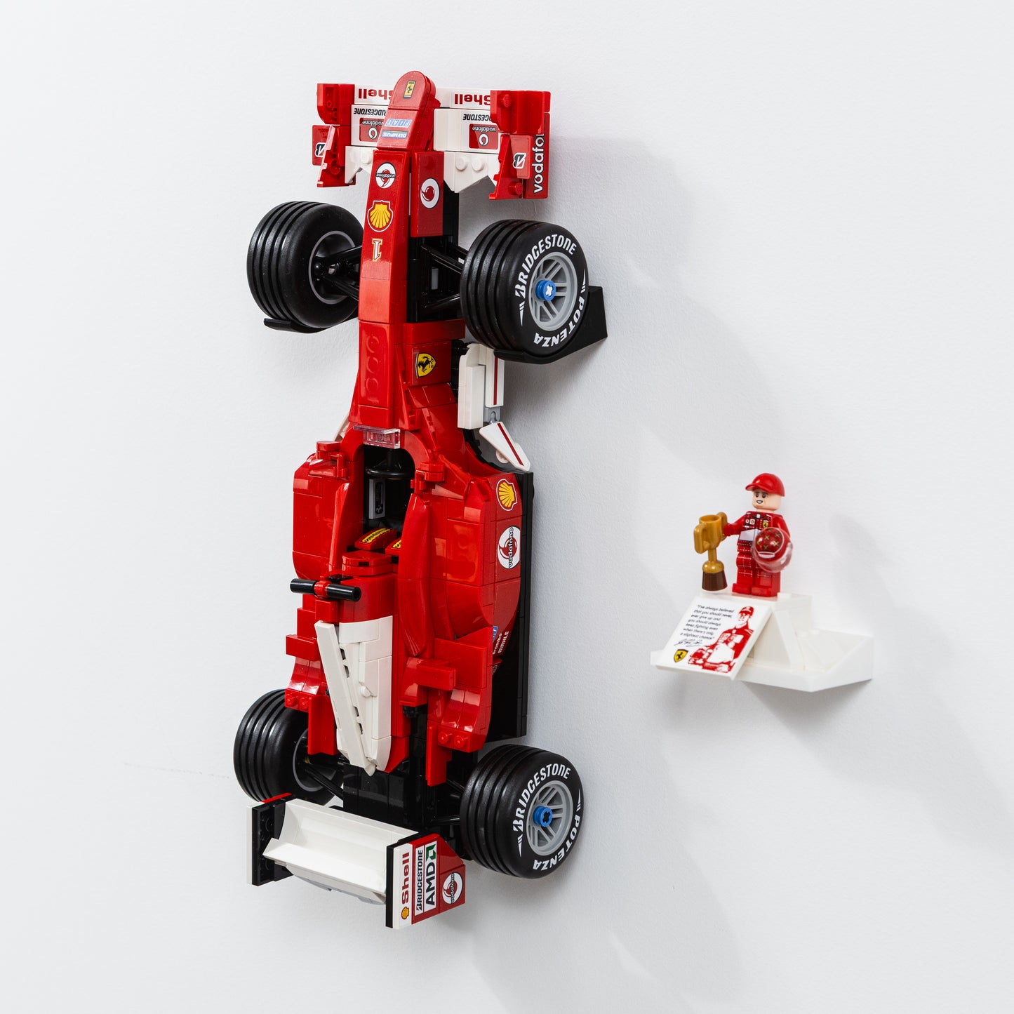 Wall Mount Bracket Compatible With Lego Icons Ferrari F2004 11375