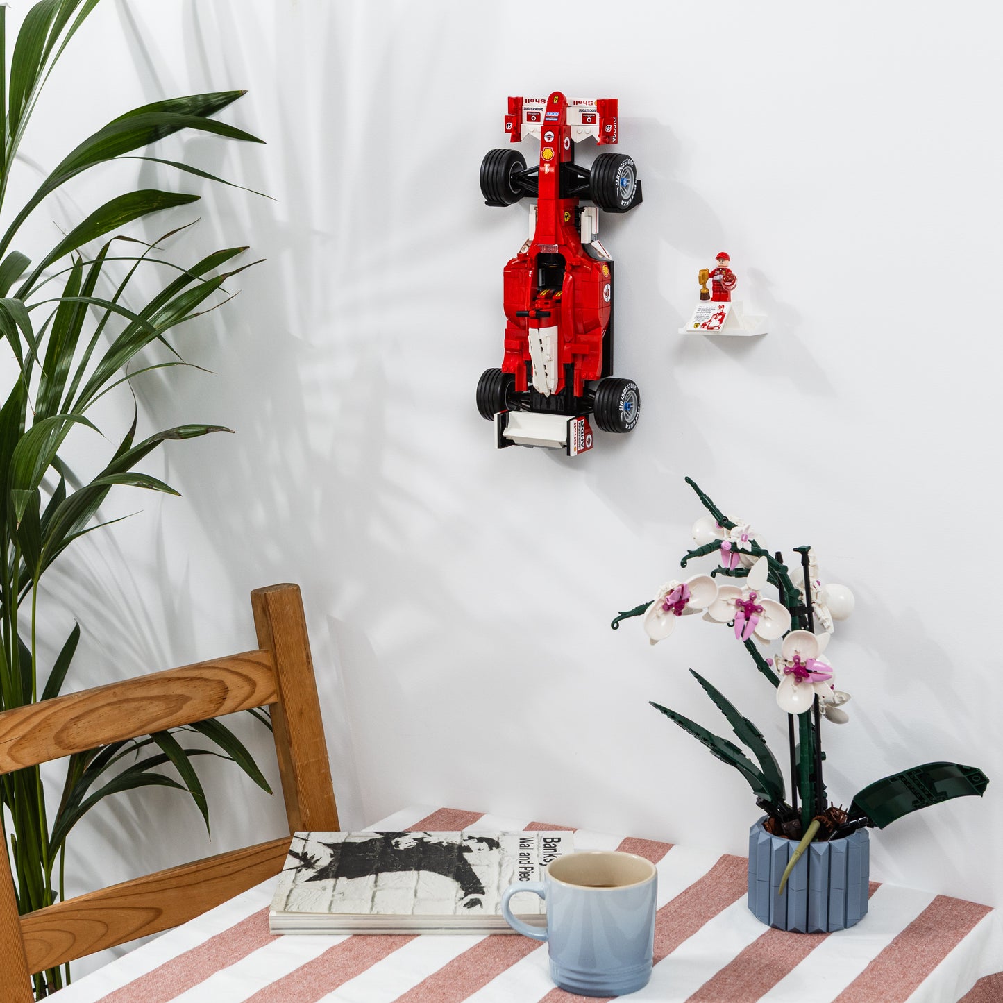 Wall Mount Bracket Compatible With Lego Icons Ferrari F2004 11375