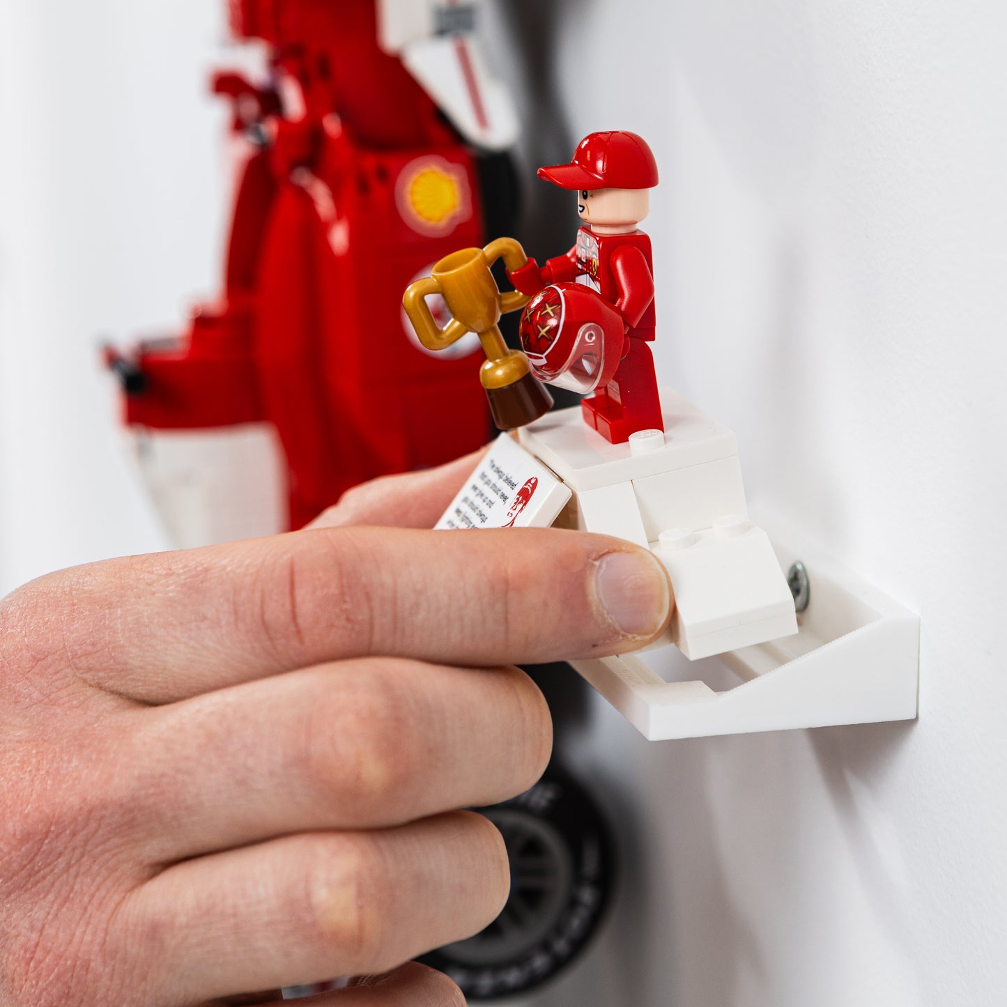 Wall Mount Bracket Compatible With Lego Icons Ferrari F2004 11375