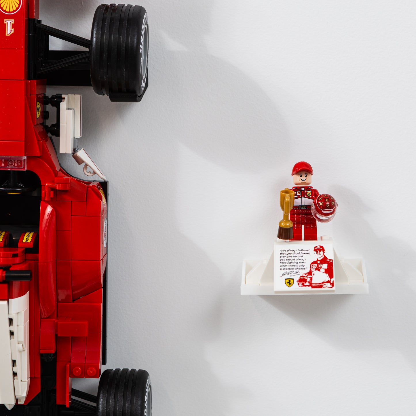 Wall Mount Bracket Compatible With Lego Icons Ferrari F2004 11375
