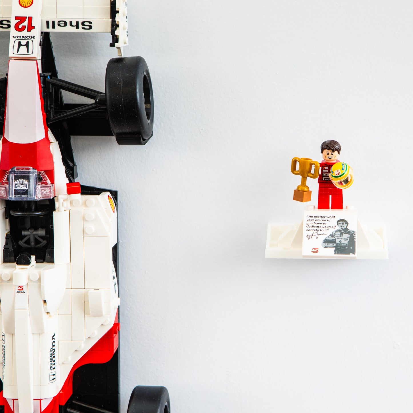 Wall Mount For LEGO 10330 Icons McLaren MP4/4