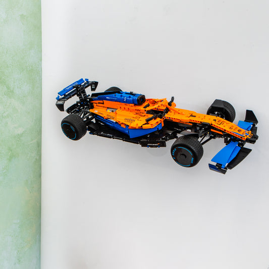 Wall Mount Bracket Compatible With Lego Technic McLaren 42141 (Angled)