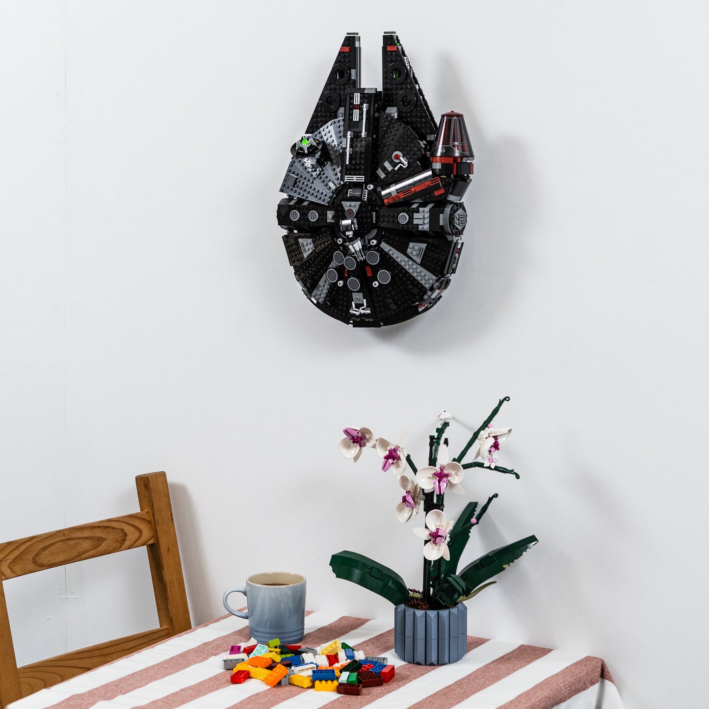 Wall Mount Compatible with LEGO Star Wars 75389 The Dark Falcon