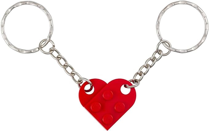 Lego Heart Keyring