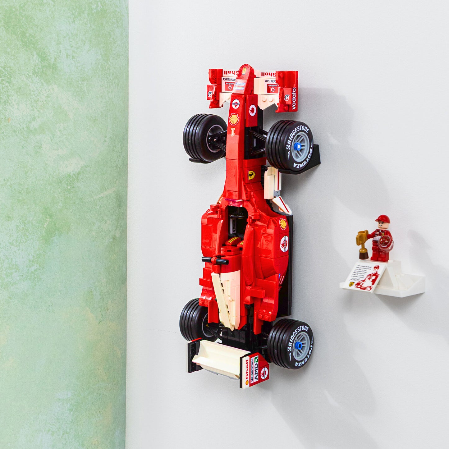 Wall Mount Bracket Compatible With Lego Icons Ferrari F2004 11375